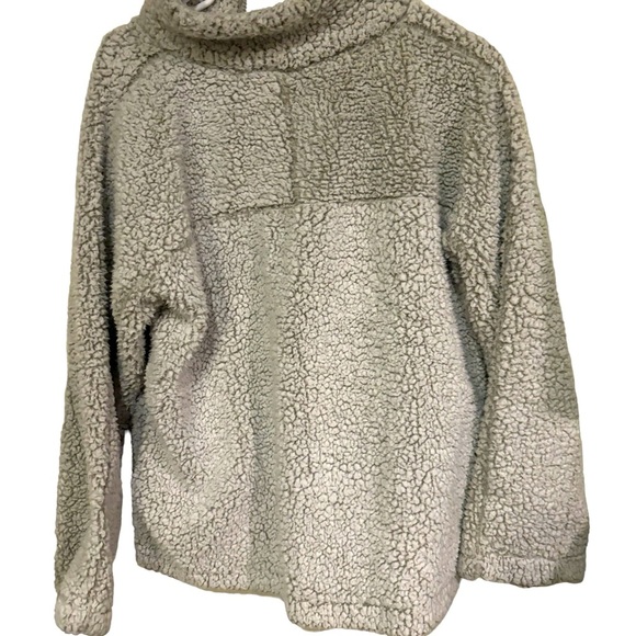 Cool Attitude brand sherpa pull over with 1/2 zip XL - Picture 2 of 4